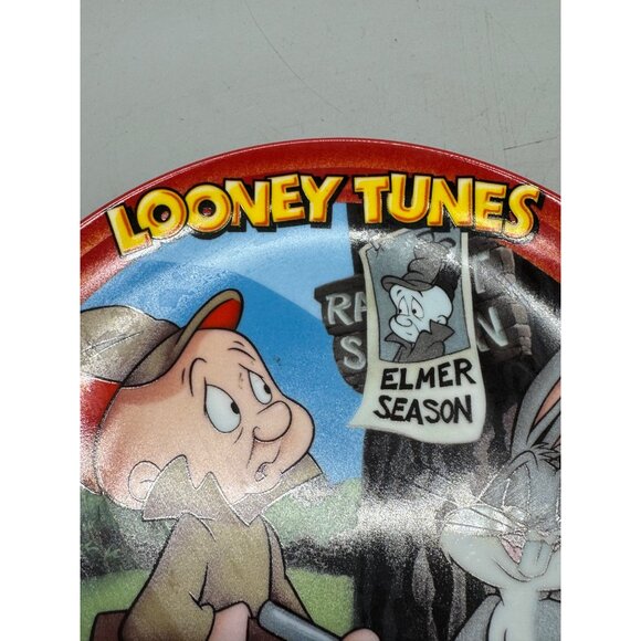 Looney Tunes Bugs Bunny & Elmer Fudd Collectors Plate "Whats Up Doc?" READ - Picture 3 of 9